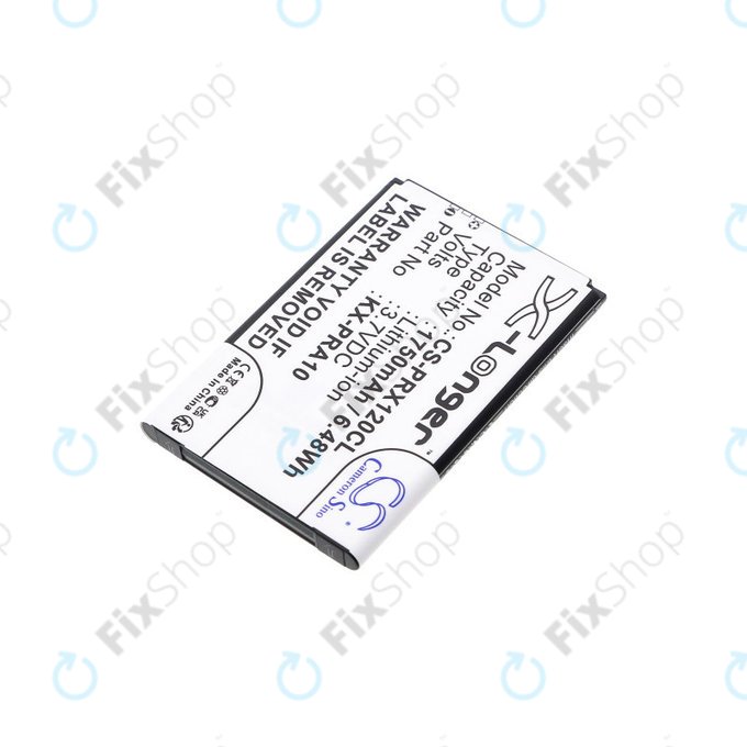 Batterie pour Panasonic KX-PRX110, 120, 150, 1750mAh, Li-Ion, 3.7V, KX-PRA10, HQ