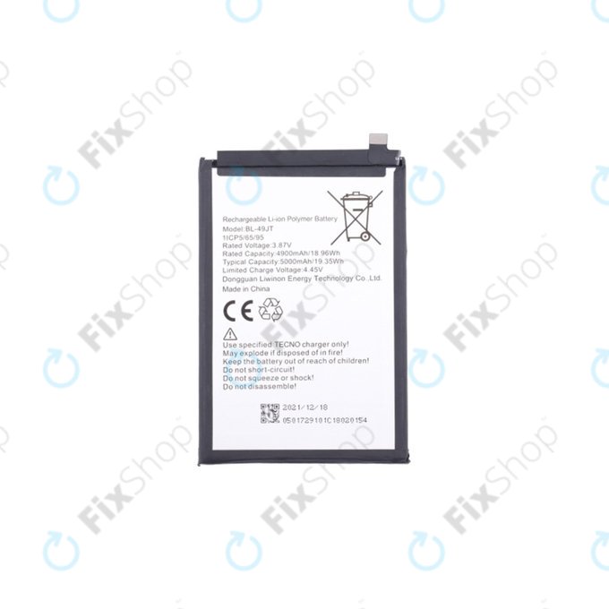 Tecno Spark 20 - Batterie 5000mAh
