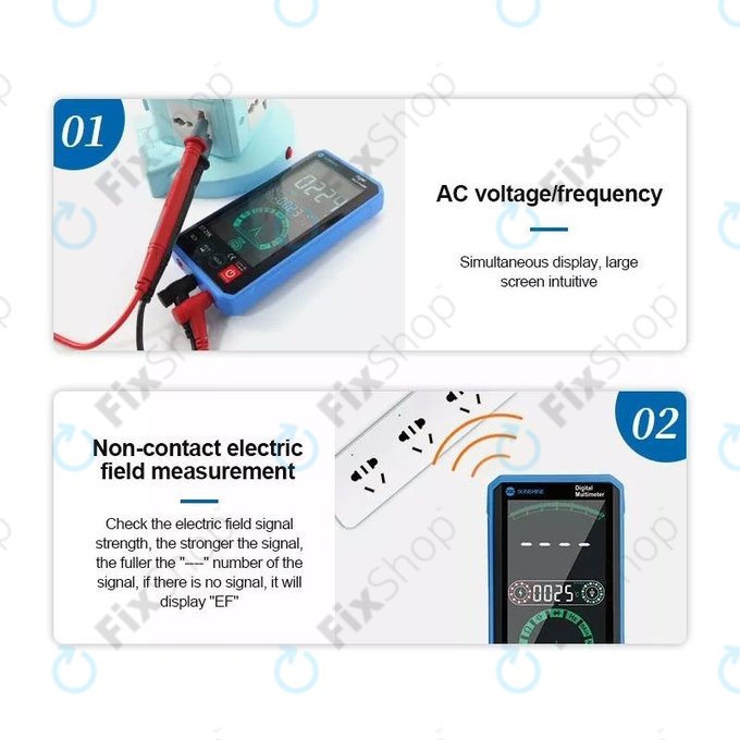 Sunshine DT-21N - Multimètre tactile