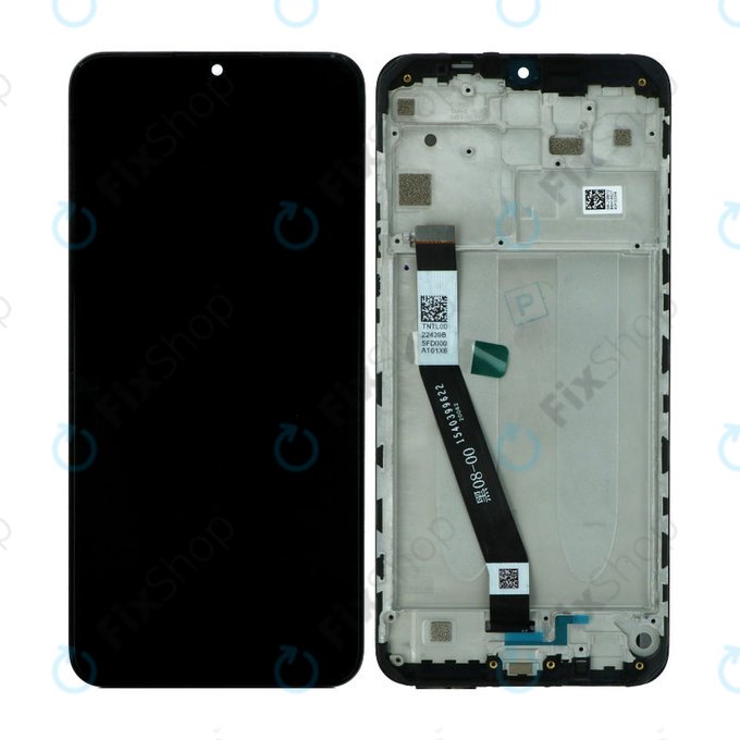 Xiaomi Redmi 9 - Écran + Écran Tactile + Châssis (Black) - 5600050J1900 Genuine Service Pack
