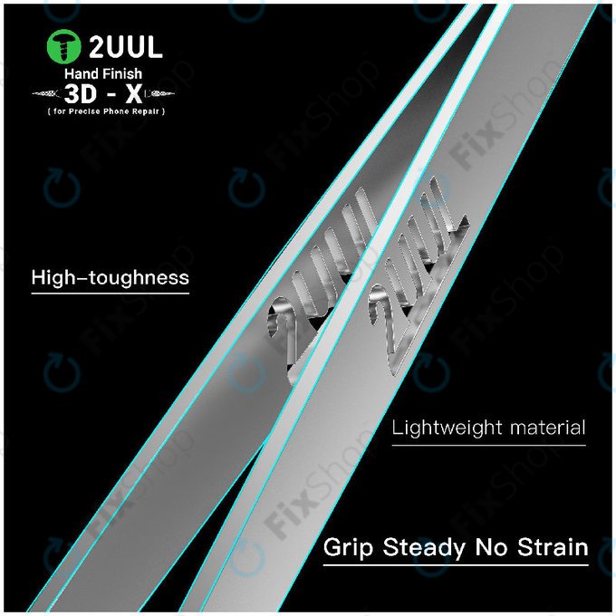 Pincette de précision, finition manuelle 3D-X, 2UUL TW02