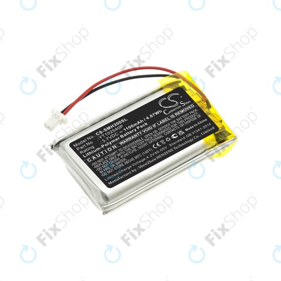 Batterie pour Sena 30K, Sena 50S, SP46, 1100mAh, Li-Pol, 3.7V, YT102540P, HQ
