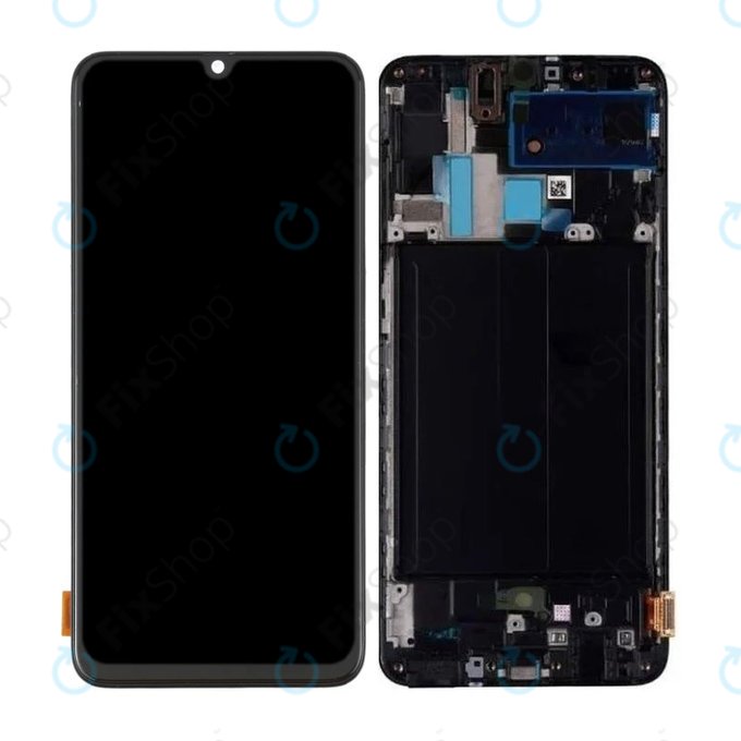 Samsung Galaxy A70 A705F - Écran LCD + Écran tactile + Cadre (Noir) OLED