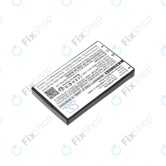 Batterie pour Nintendo, 850mAh, Li-Ion, 3.7V, NTR-003, HQ