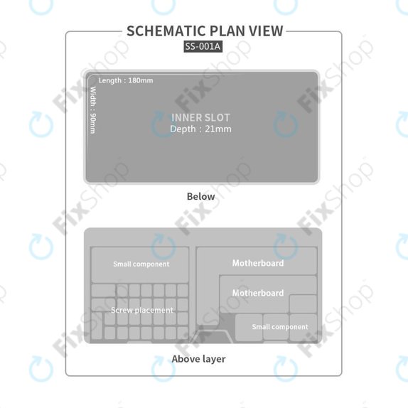 OSS W203 - Boîte multifonctionnelle pour téléphones portables démontés