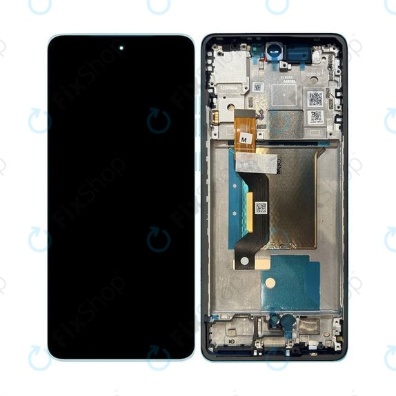 Motorola Edge 60 Fusion - Écran LCD + Écran tactile + Cadre (Amazonite) OLED