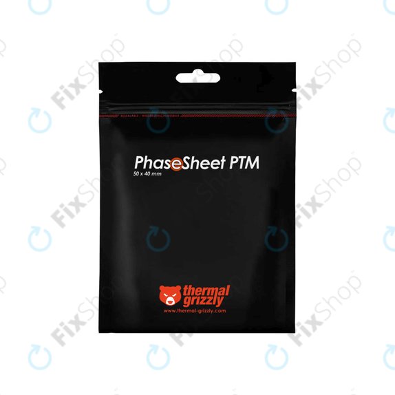 Pad thermique 50x40x0,2mm, Thermal Grizzly PhaseSheet PTM