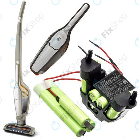 Batterie pour Electrolux ErgoRapido ZB3004, ZB3005, ZB3006, AEG AG3004, AG3005, AG3006, 1500mAh, Ni-MH, 14.4V, 2199035029, HQ