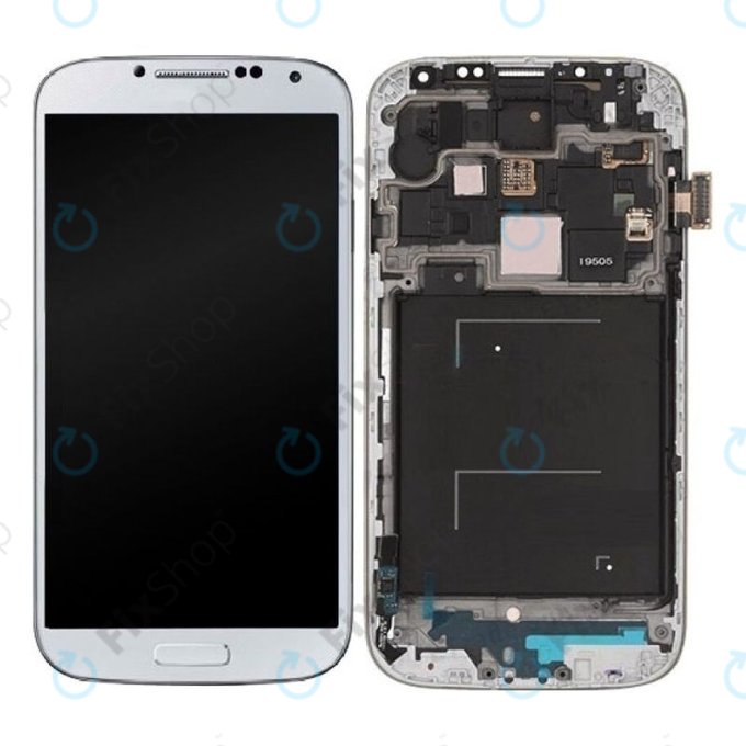 Samsung Galaxy S4 i9505 - Écran LCD + Écran tactile + Cadre OLED (White Frost)
