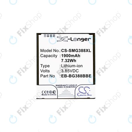Samsung Galaxy Xcover 3 G388F - Batterie EB-BG388BBE 1900mAh HQ
