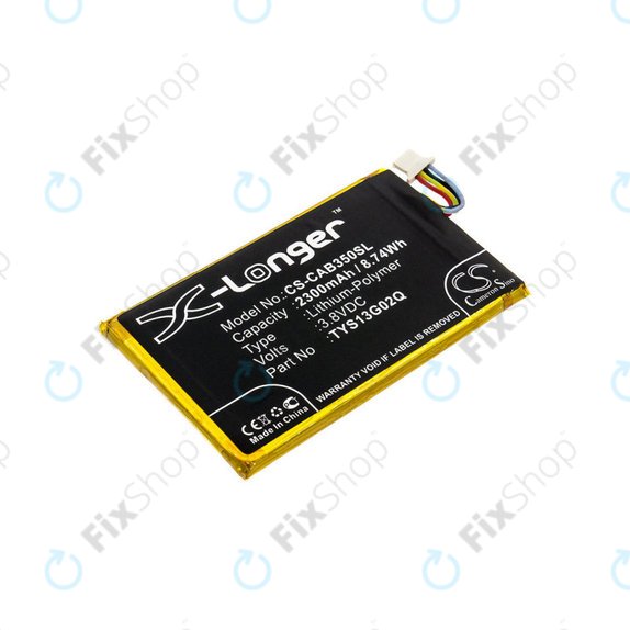 Caterpillar CAT B35 - Batterie TYS13G02Q 2300mAh HQ