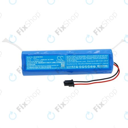 Batterie pour Eufy RoboVac X8 Hybrid, 6400mAh, Li-Ion, 14.4V, PA61, HQ