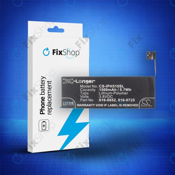 Apple iPhone 5S, 5C - Batterie 616-0652, 616-0720 1500mAh HQ