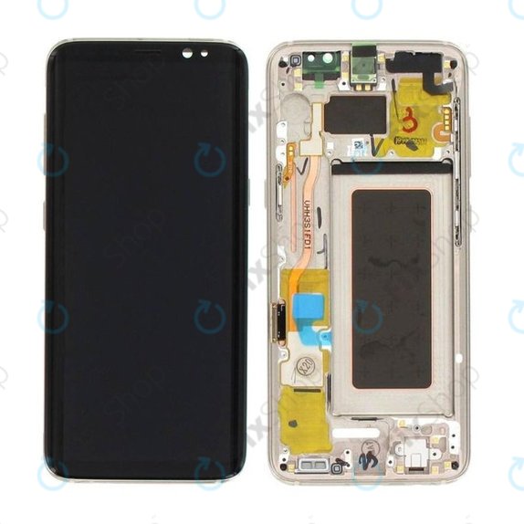 Samsung Galaxy S8 G950F - Écran LCD + Ecran Tactile + Cadre (Or Érable) - GH97-20457F, GH97-20473F, GH97-20458F, GH97-20629F Genuine Service Pack