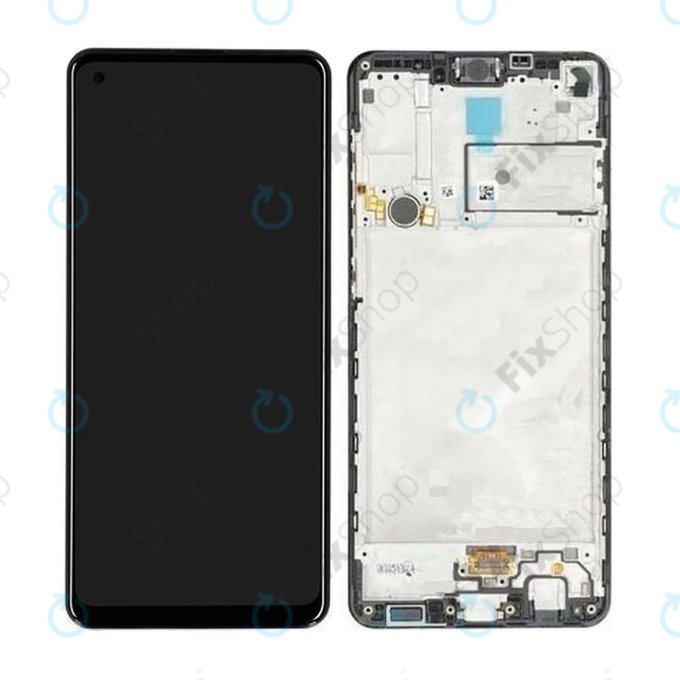 Samsung Galaxy A21s A217F - Écran LCD + Ecran Tactile + Cadre (Noir) - GH82-22988A, GH82-23137A , GH82-24641A, GH82-24642A, GH82-23089A Genuine Service Pack