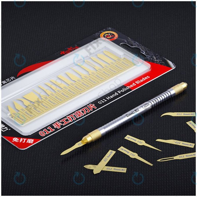 QianLi ToolPlus 011 - Lames polies à la main avec poignée 16 en 1