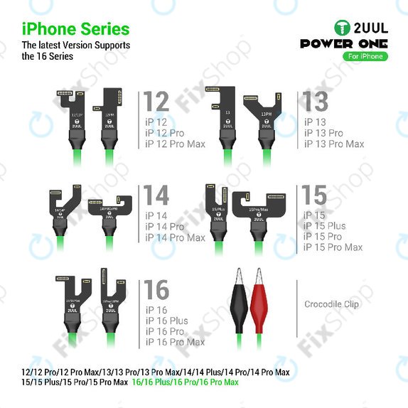 Câble d'alimentation One-Click, 2UUL PW09, pour iPhone 12-16 Pro Max