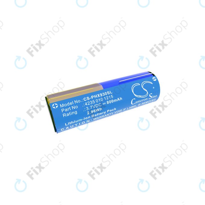 Batterie pour Oral-B Genius X, Smart 6000, Philips Diamondclean, Easyclean, 800mAh, Li-Ion, 3.7V, 4235 010 13068, HQ