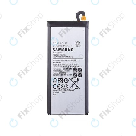 Samsung Galaxy J7 J730F (2017) - Batterie EB-BA720ABE 3600mAh - GH43-04688B Genuine Service Pack