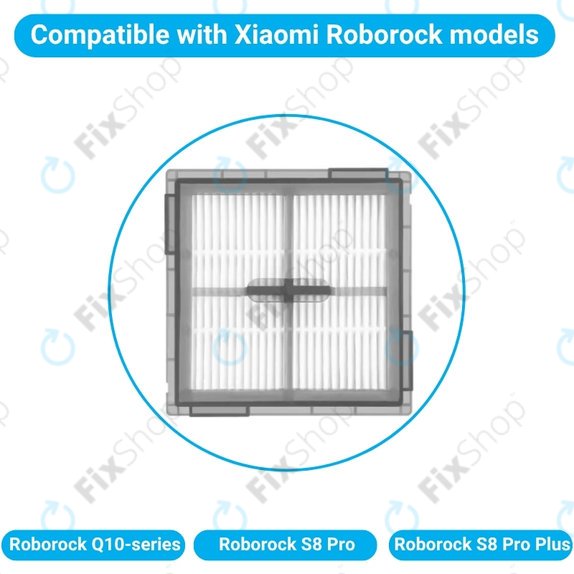 Filtre HEPA, 2 pièces pour Xiaomi Roborock Q10-series, S8 Pro, S8 Pro Plus