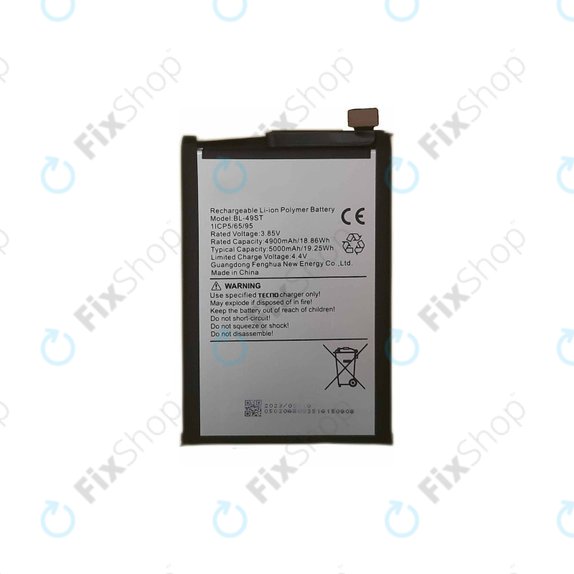 Tecno Spark 10 - Batterie BL-49ST 5000mAh