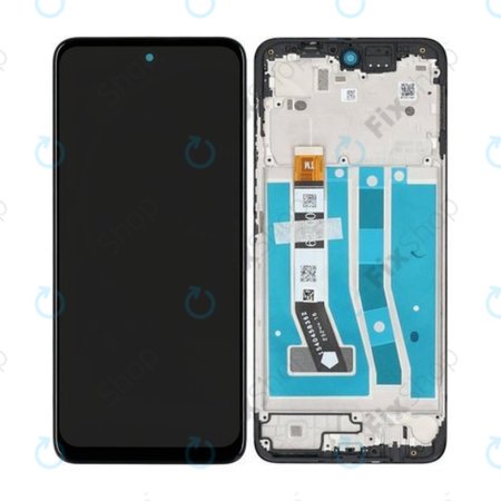 Motorola Moto G54 XT2343 - Écran LCD + Ecran Tactile + Cadre (Black) - 5D68C23304 Genuine Service Pack