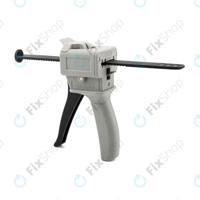 E-Fixit Black-8 - Colle de réparation pour combiné noire + pistolet distributeur