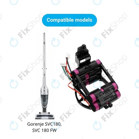 Gorenje SVC-series - Batterie 861789 Li-Ion 18.0V 3000mAh HQ