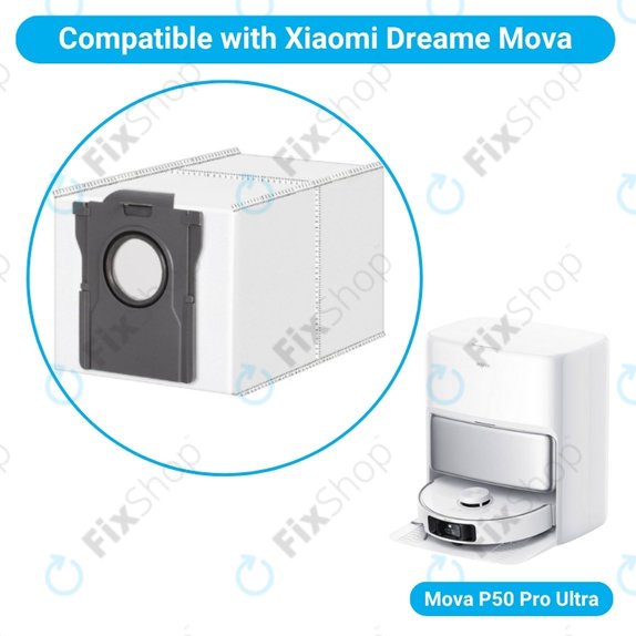 Sac à poussière, 2 pièces pour Xiaomi Mova P50 Pro Ultra