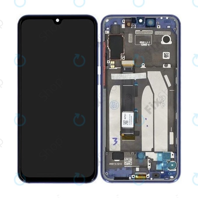 Xiaomi Mi 9 SE - Écran LCD + Ecran Tactile + Cadre (Ocean Blue) - 5610100210B6 Genuine Service Pack