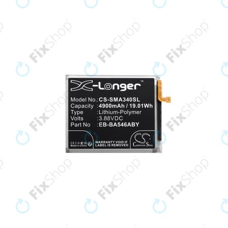 Samsung Galaxy A34 5G A346B, A54 5G A546B - Batterie EB-BA546ABY 4900mAh HQ