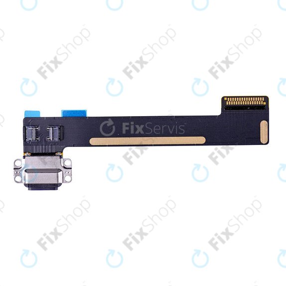 Apple iPad Mini 4, Mini 5 - Connecteur de charge + Câble flexible (Noir)