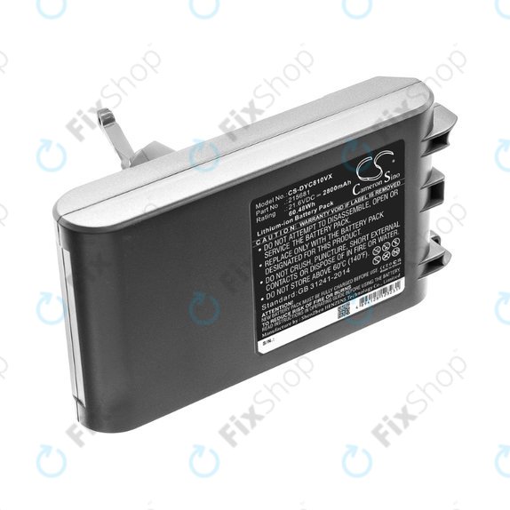 Dyson V8 - Batterie 215681, PM8-US-HFB1497A Li-Ion 21.6V 2800mAh HQ