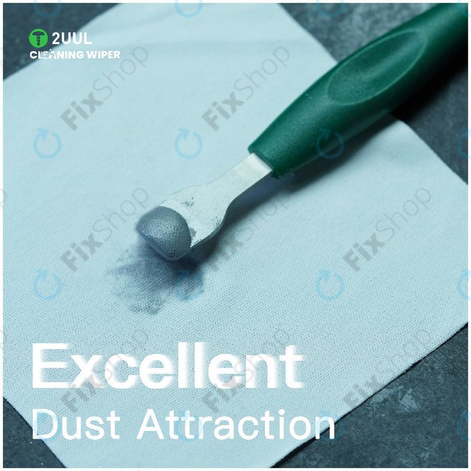 Lingettes de nettoyage pour vitres, non pelucheuses, 2UUL CL05, 4x100 pcs/boîte