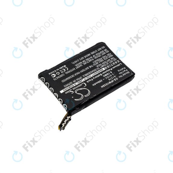 Batterie pour Apple Watch 1 38 mm, 200mAh, Li-Pol, 3.8 V, A1578, HQ