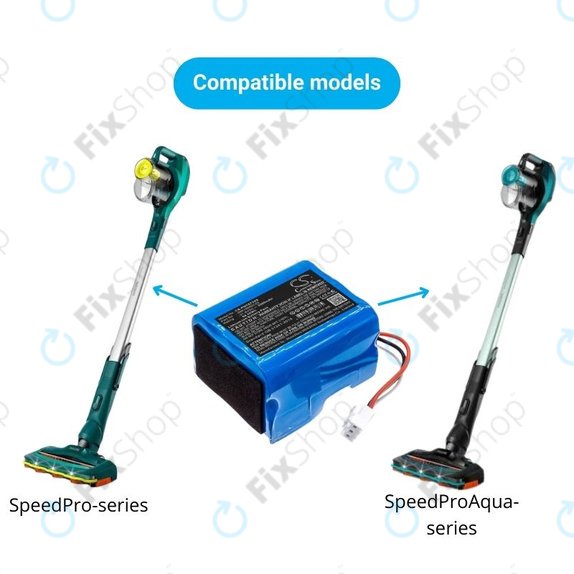 Philips SpeedPro, SpeedPro Aqua - Batterie 3000-018-25613 2500mAh HQ