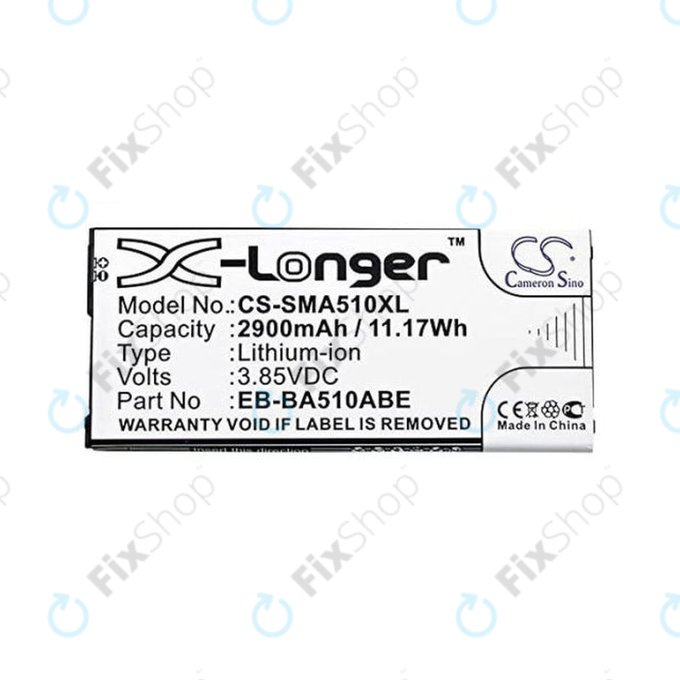 Samsung Galaxy A5 A510F (2016) - Batterie EB-BA510ABE 2900mAh HQ