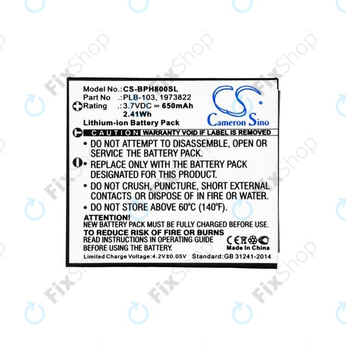 Batterie pour Bang & Olufsen Beoplay H7, H8, H9, 650mAh, Li-Ion, 3.7V, PLB-103, HQ