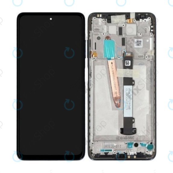 Xiaomi Poco X3 NFC - Écran LCD + Ecran Tactile + Cadre (Gris Ombre) - 560003J20C00 Genuine Service Pack
