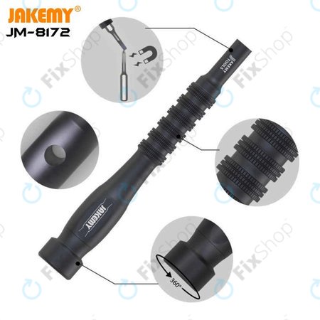 Jakemy JM-8172 - Ensemble d'outils de réparation multifonctionnels professionnels 73 en 1