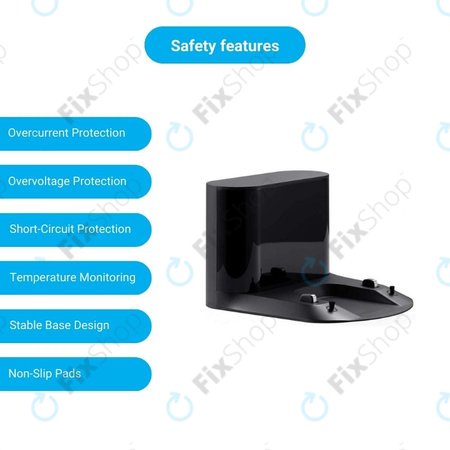 Xiaomi Roborock S5, S5 Max, S6 Pure, S6 MaxV, S7, S7 MaxV, S8, Q7, Q7 Max - Station d'accueil (Noir)
