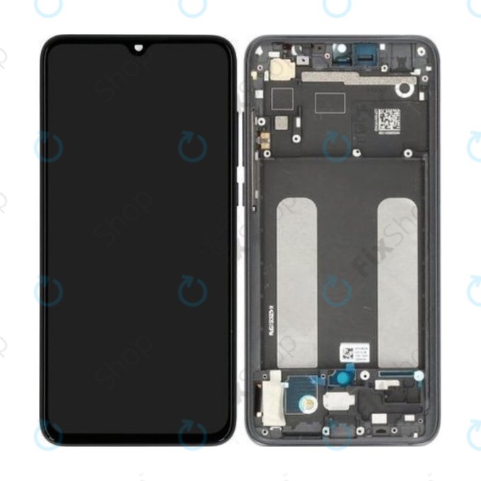 Xiaomi Mi 9 Lite - Écran LCD + Ecran Tactile + Cadre (Gris Onyx) - 560610118033, 5600030F3B00 Genuine Service Pack