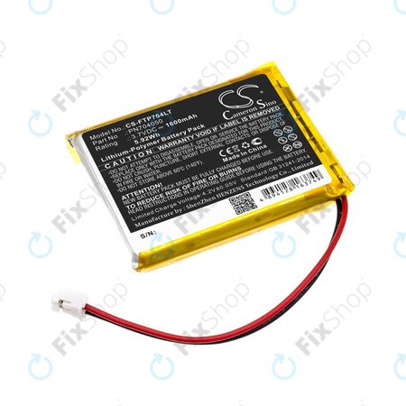 Batterie pour Fatboy Edison the Petit, LED Table Lamp Edison, 1600mAh, Li-Pol, 3.7V, PN704050, HQ