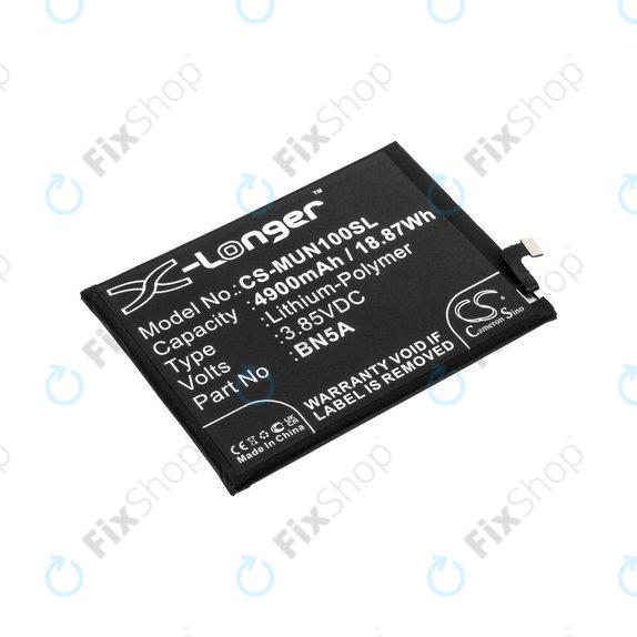 Batterie pour Xiaomi Poco M3 Pro, Redmi Note 10, Note 11, 4900mAh, Li-Pol, 3.85 V, BN5A, HQ