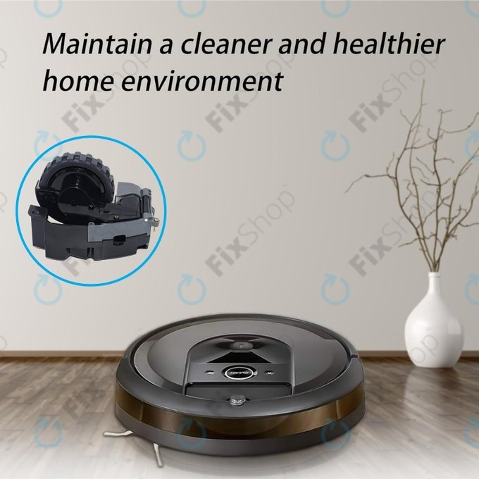 iRobot Roomba e-series, i-series, j-series - Roue avec moteur (gauche)