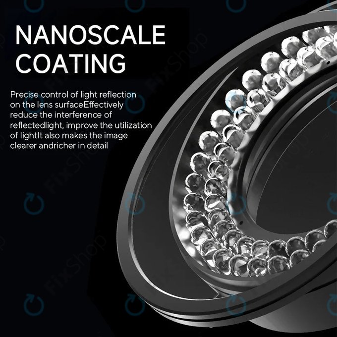 Mechanic LS720 Plus - Lampe circulaire de microscope LED polarisée