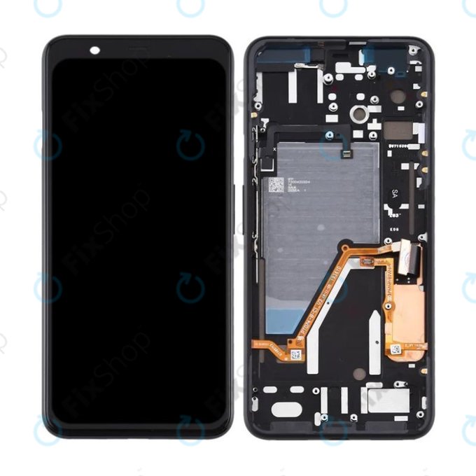 Google Pixel 4 XL - Écran LCD + Écran Tactile + Cadre (Noir) OLED
