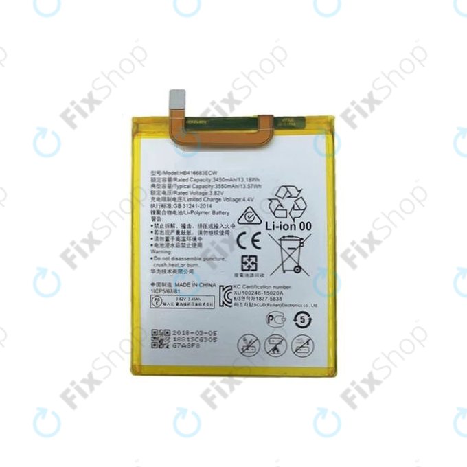 Huawei Nexus 6P NIN-A2 - Batterie HB416683ECW 3550mAh