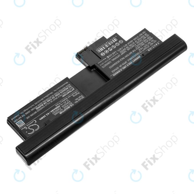 Batterie pour Lenovo Thinkpad X200, X200s, 4400mAh, Li-Ion, 14.4V, 42T4564, HQ