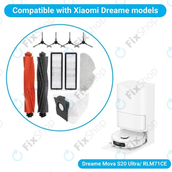 Xiaomi Dreame Mova S20 Ultra, RLM71CE - Ensemble complet